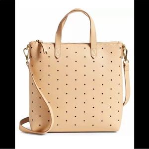 Madewell Mini Transport Tote Perforated Leather EUC